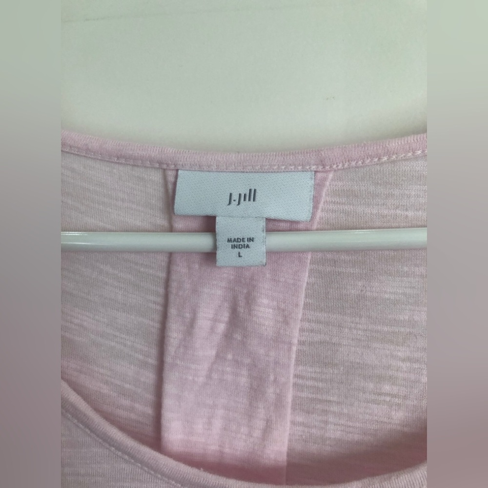 J. Jill Light Light Pink Tunic T-Shirt - Picture 2 of 6